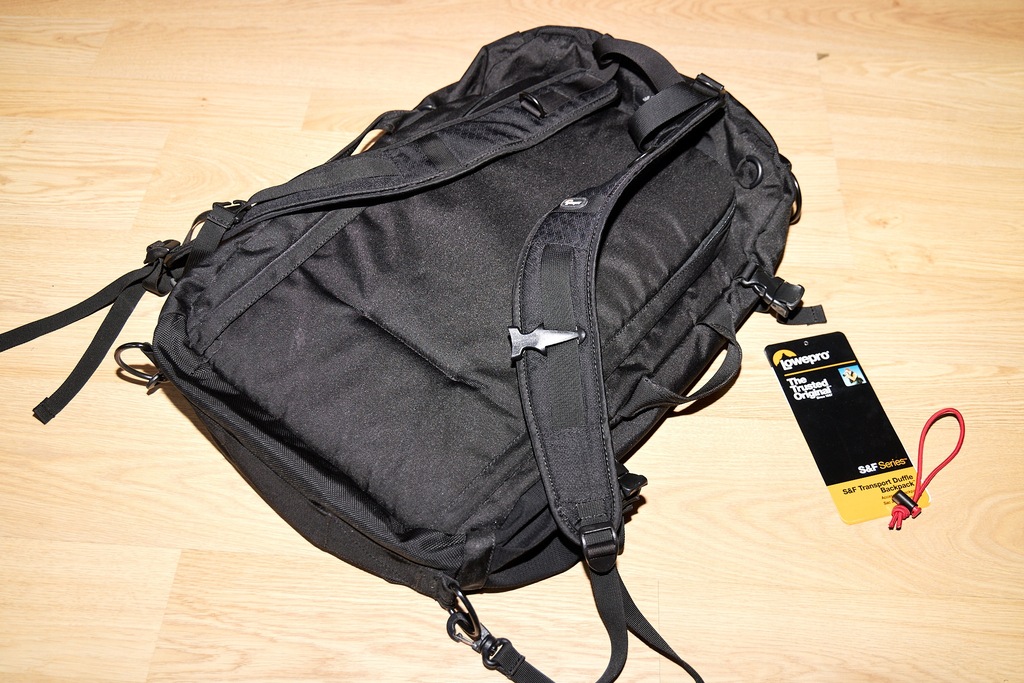 Lowepro s&f transport duffle backpack clearance