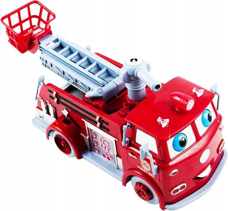 Straż pożarna samochodzik dla dzieci robiący bańki