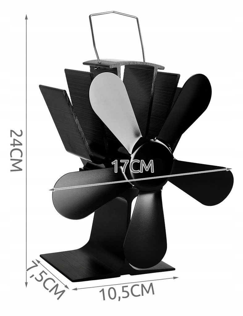 Купить Термоэлектрический вентилятор для камина, ветряная мельница: отзывы, фото, характеристики в интерне-магазине Aredi.ru