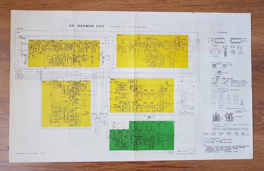 Radmor 5100 oryginalny schemat