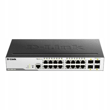 D-Link Switch DGS-3000-20L Managed L2, Rack mounta