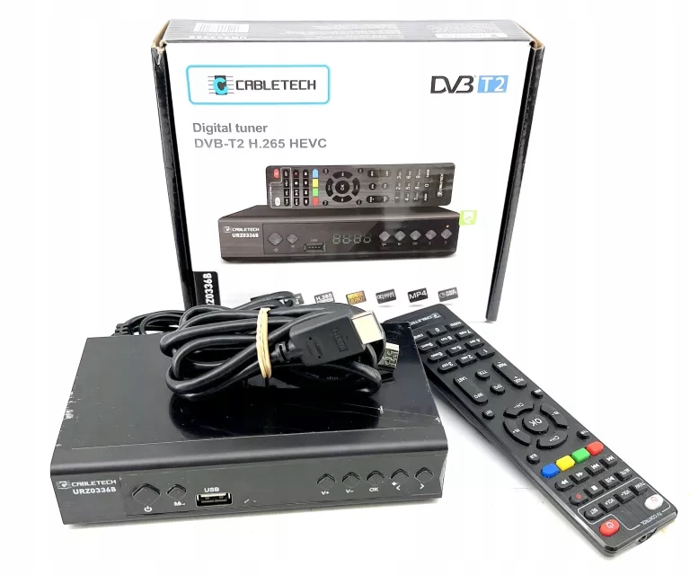 TUNER DEKODER CABLETECH URZ0336B DVB-T2