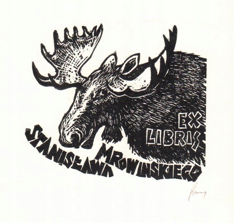 KLEMENS RACZAK, EX LIBRIS STANISŁAWA MROWIŃSKIEGO