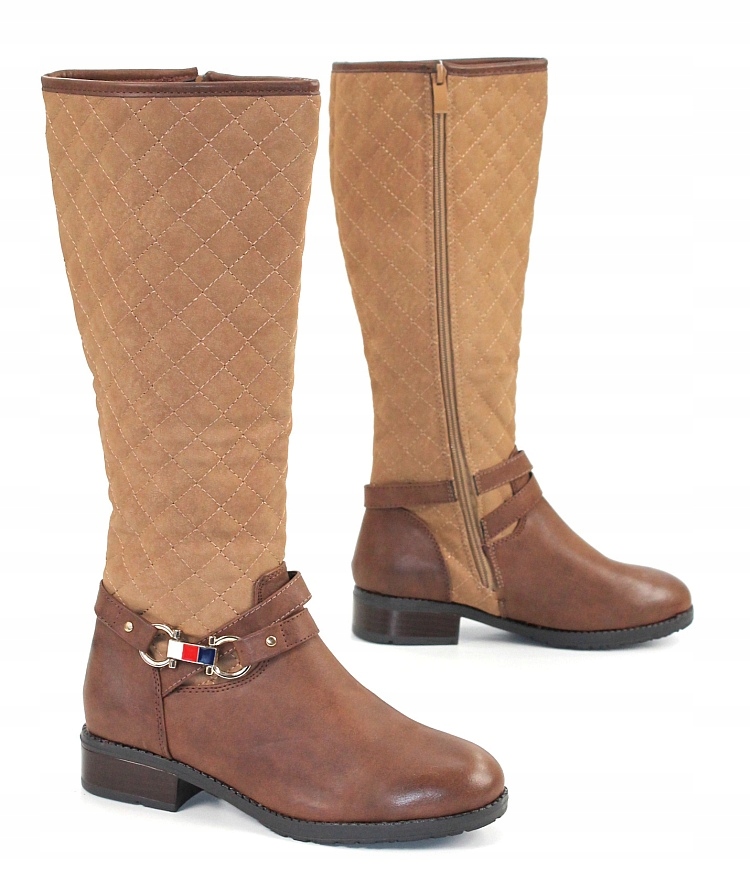 outlet PIKOWANE KOZAKI DAMSKIE WYGODNE BUTY r 41