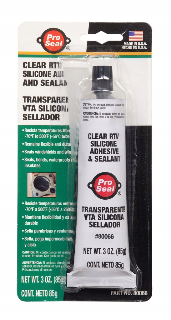 SILIKON BEZBARWNY RTV PRO-SEAL 85G