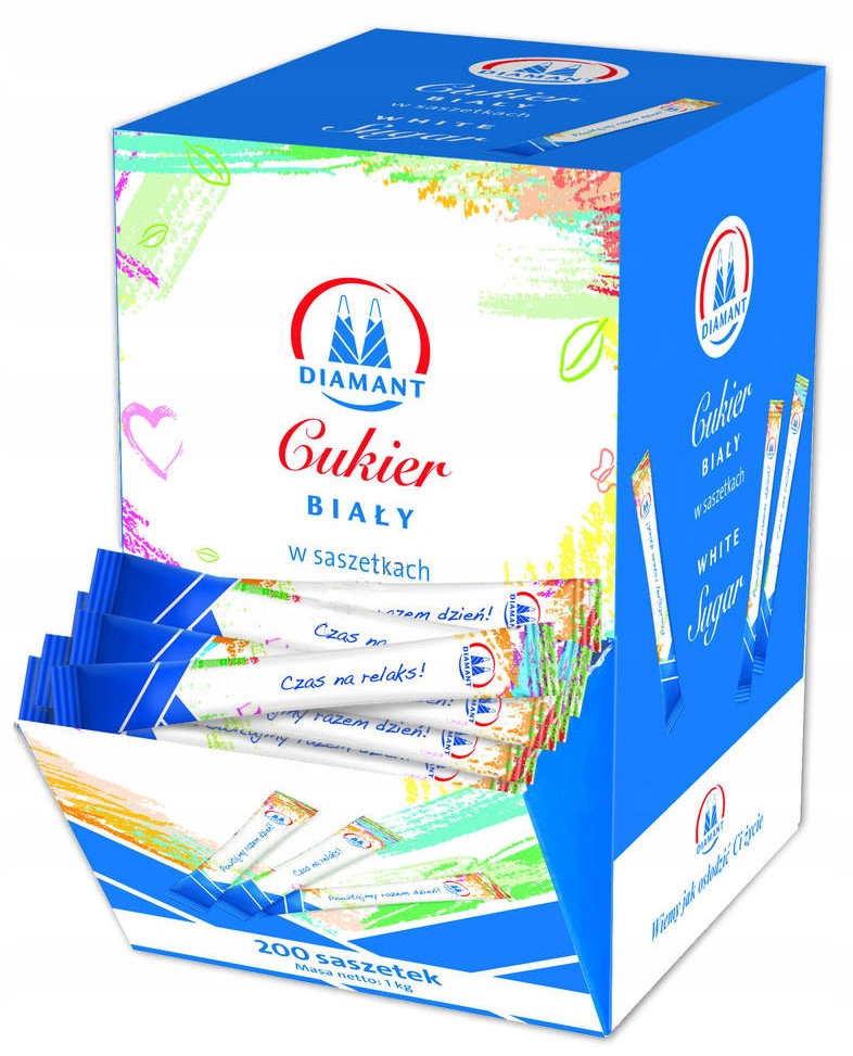 Cukier DIAMANT biały w saszetkach 200 x 5 g
