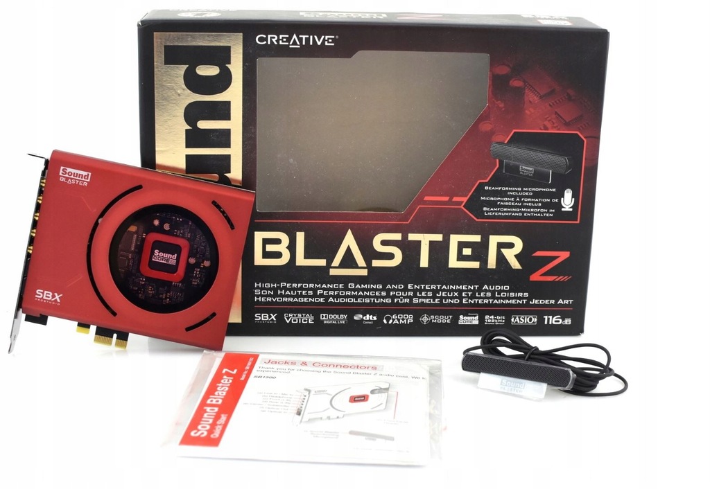 Купить Creative Z Soundblaster (PCI-E) BOX GW 6 месяцев МАГАЗИН: отзывы, фото, характеристики в интерне-магазине Aredi.ru