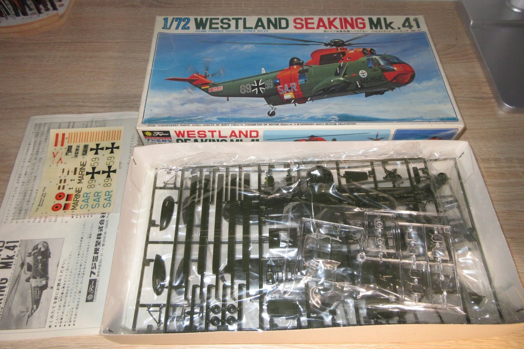 VINTAGE SEAKING Mk.41 FUJIMI EDYCJA 1981 1/72
