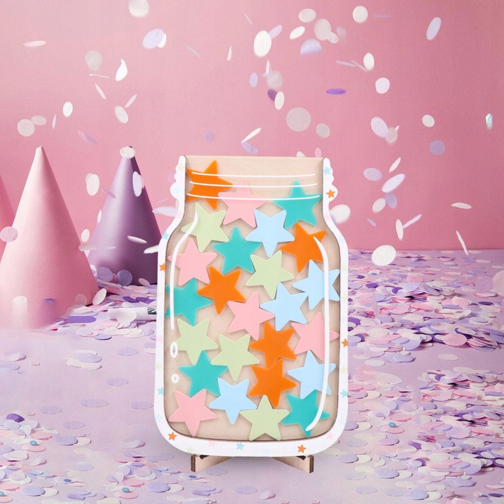 Star Reward Jar Wood System Nagród Dla Chłopców I Dziewcząt, inny, 0 +