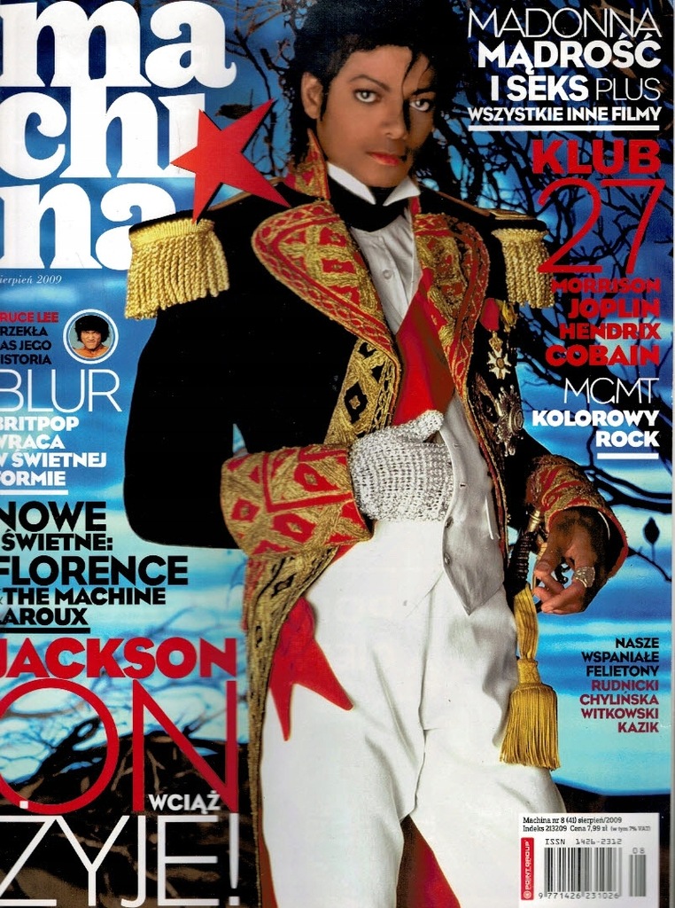 Machina 8 sierpień 2009 Michael Jackson