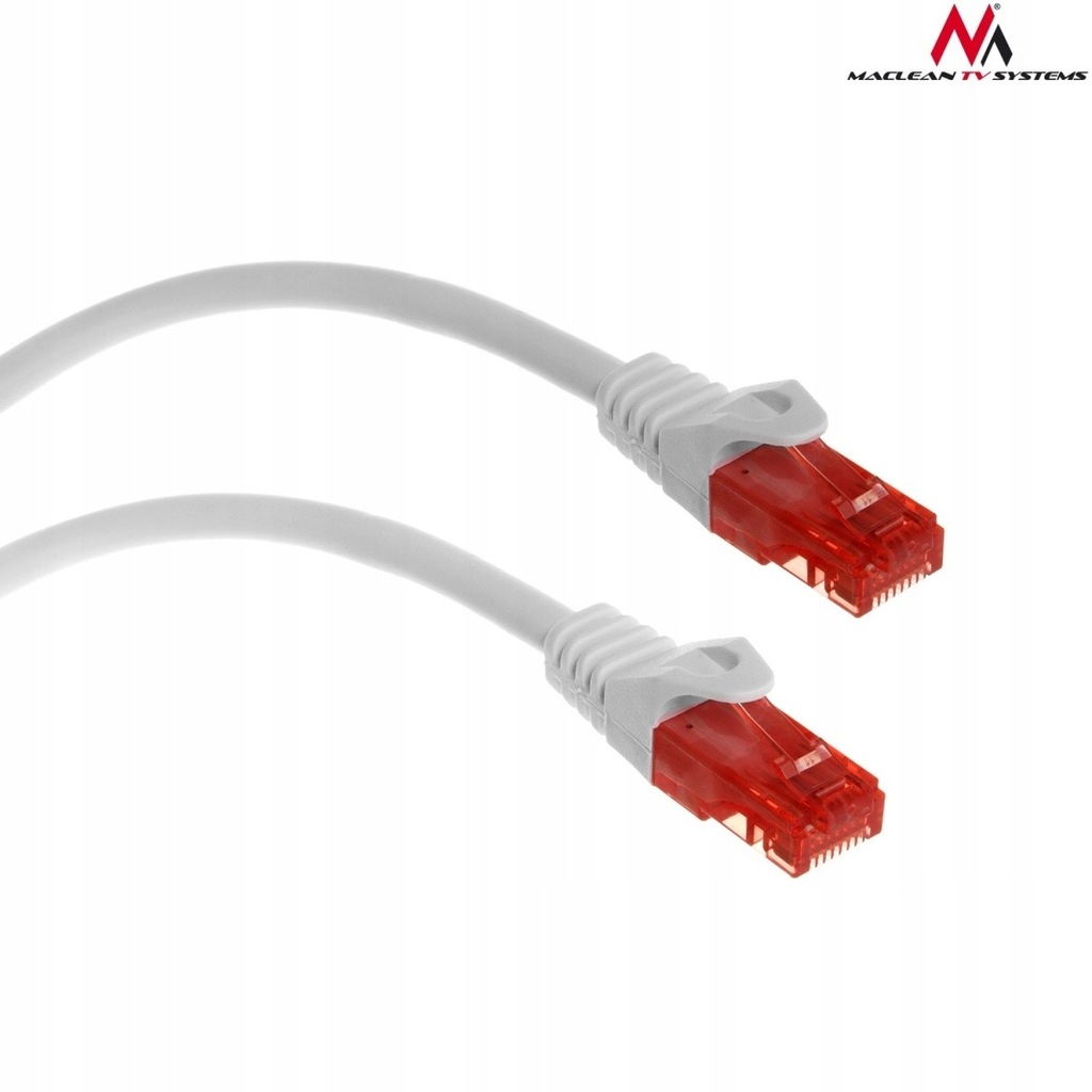 MACLEAN Kabel patchcord cat6 3m biały MCTV-303W