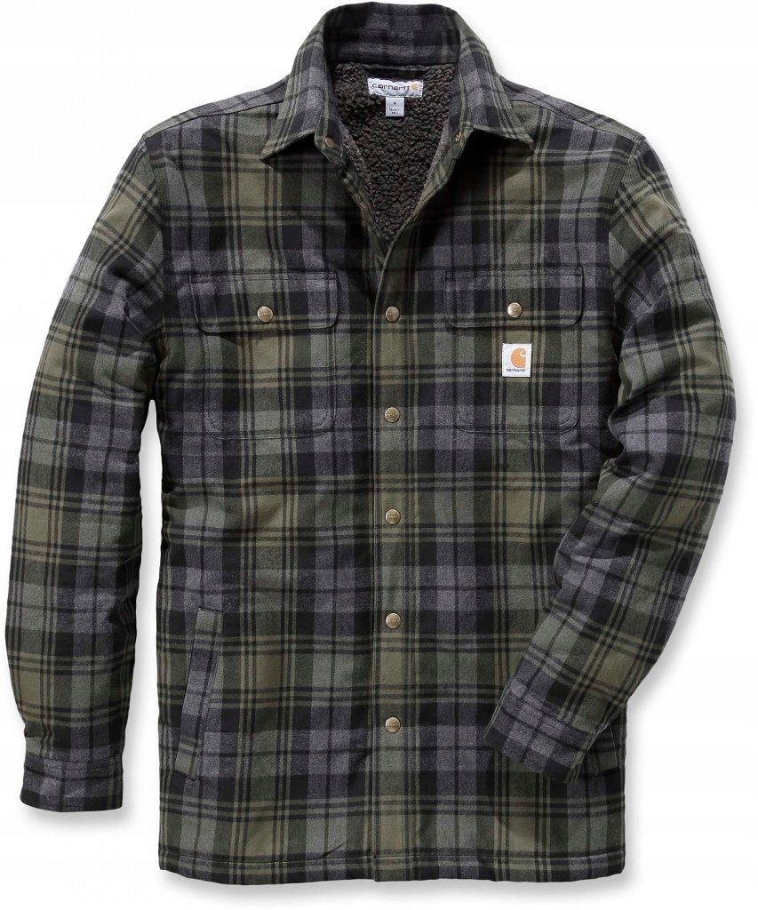 Koszula Kurtka Carhartt Hubbard Shirt Jacket moss