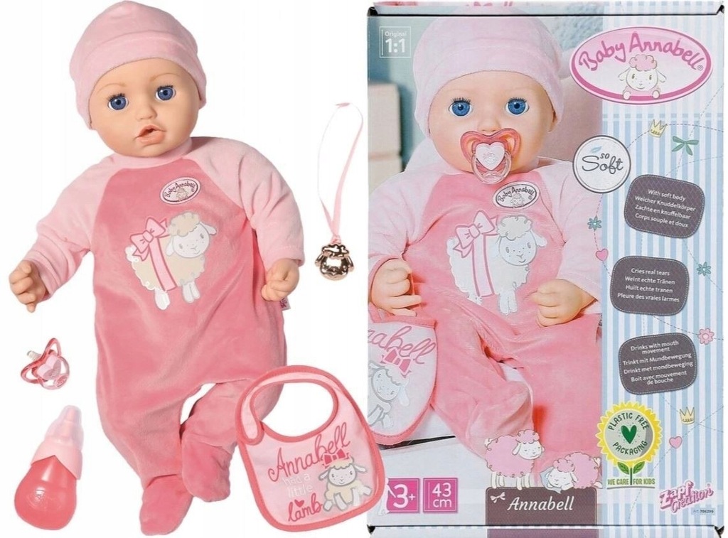 Baby Annabell lalka Annabell 43cm 706299