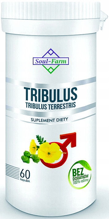 TRIBULUS Ekstrakt 600 mg / SOUL-FARM / 60 kapsułek