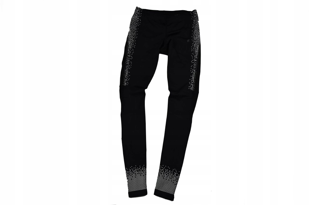 R3E109 H&M __DF1 LEGGINSY SPORTOWE NADRUK __M