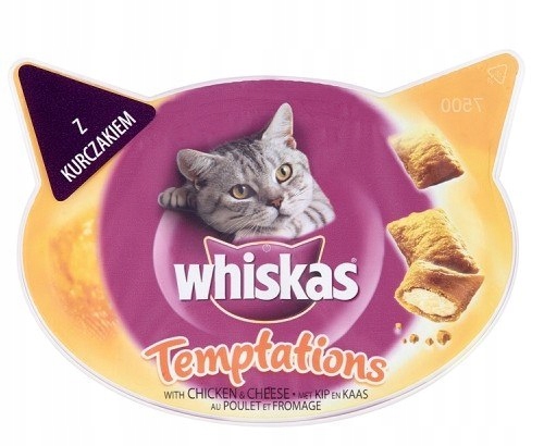 Whiskas Temptations Chicken & Cheese (kurczak