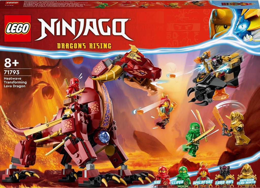 Купить LEGO Ninjago Трансформация ЛАВОВОГО ДРАКОНА 71793: отзывы, фото, характеристики в интерне-магазине Aredi.ru