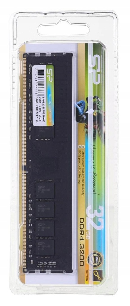 Pamięć RAM Silicon Power DDR4 32GB 1x32GB 3200MHz CL22 UDIMM