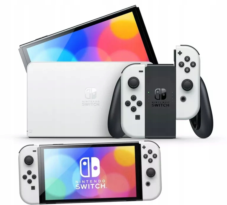KONSOLA NINTENDO SWITCH OLED BIAŁA KOMPLET GWARANCJA