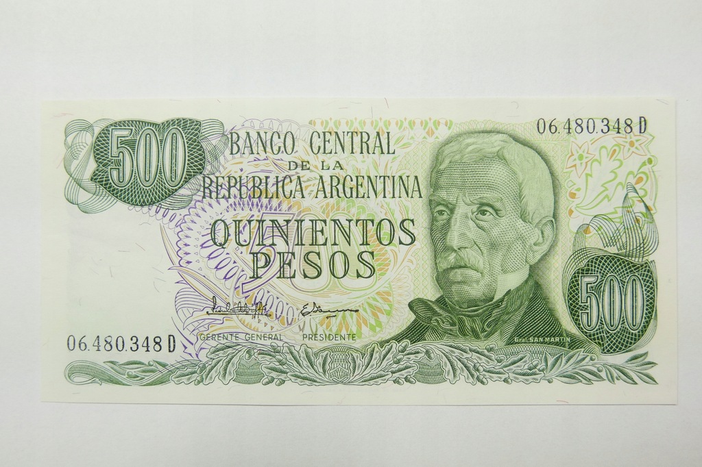 Banknot - 500 Pesos ARGENTYNA - J500