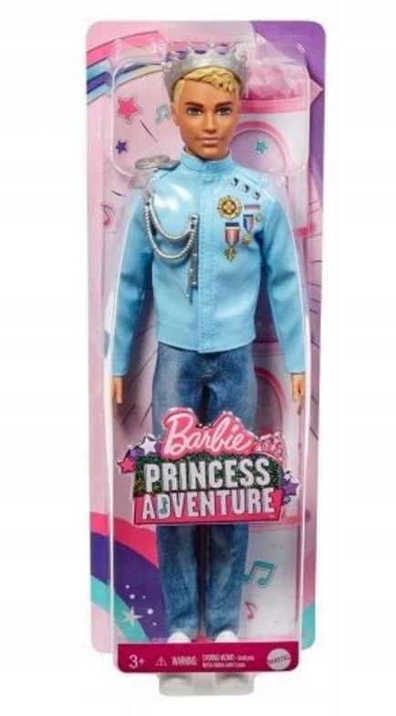 Lalka Barbie Pzygody Księżniczek Ken Książe
