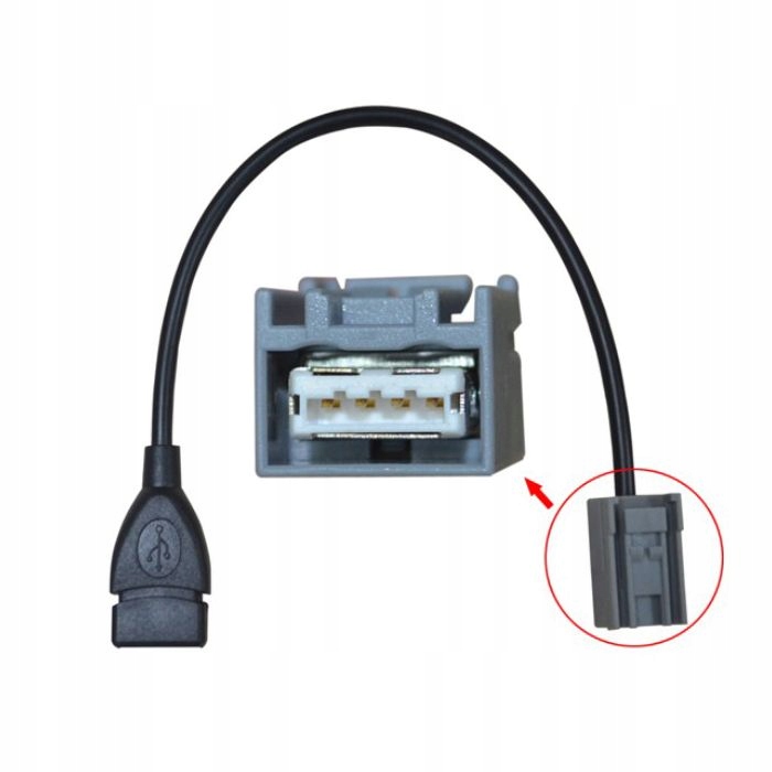 Kabel USB Adapter Przejściówka Honda Civic Jazz