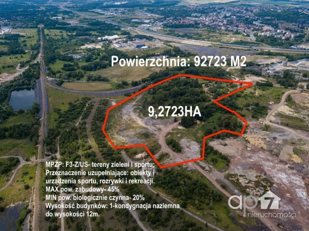 Działka, Piekary Śląskie, Kamień, 92723 m²