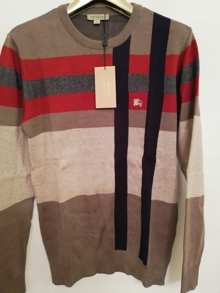 Elegancki sweter BURBERRY najnowsza kolekcja XL