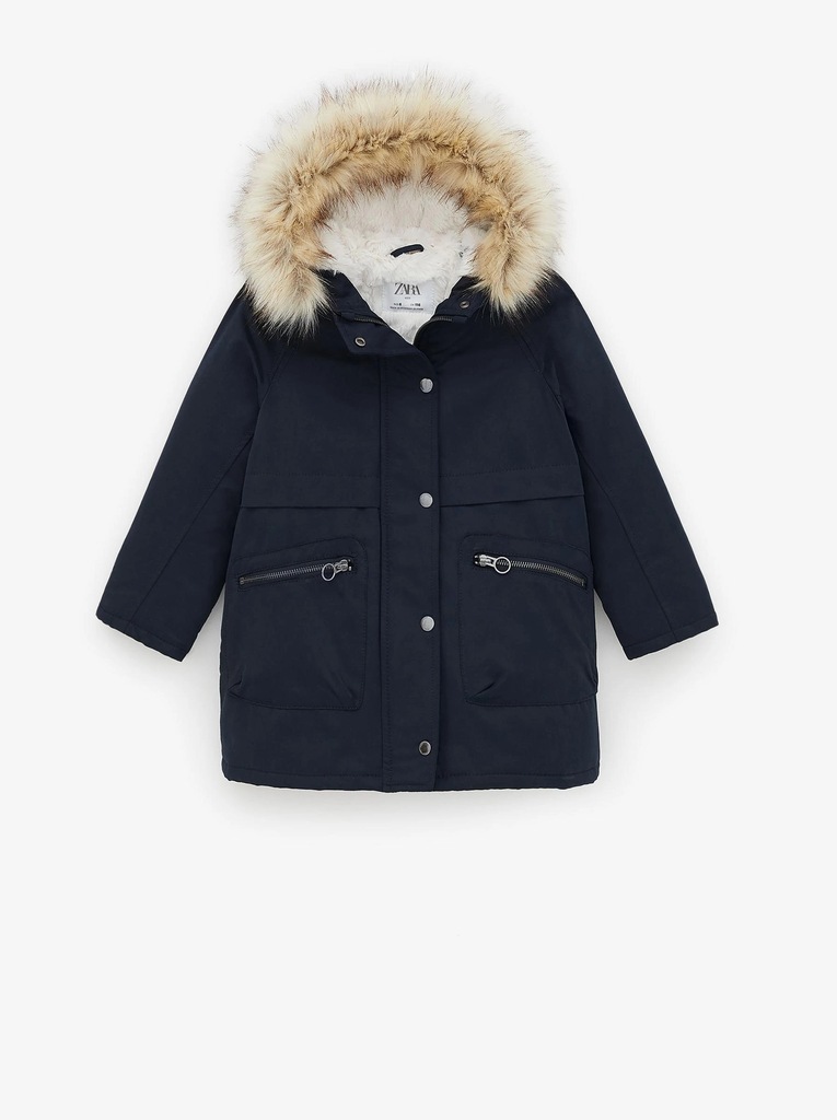 GB1518 ZARA PARKA Z FUTERKIEM__152