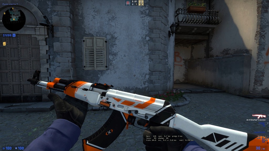 Skin z CS:GO AK-47 (StatTrak) | Asiimov (MW)