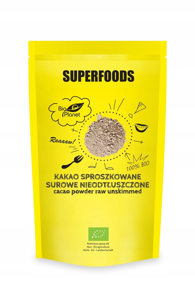 Kakao sproszkowane surowe Bio 150 g Bio Planet