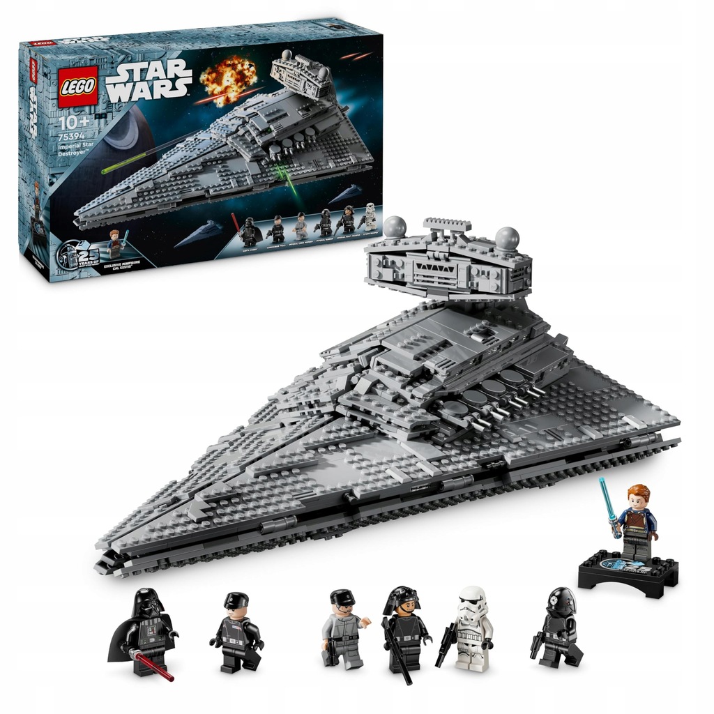 LEGO Star Wars Imperial Star Destroyer Starship Building Toy, Collectible A
