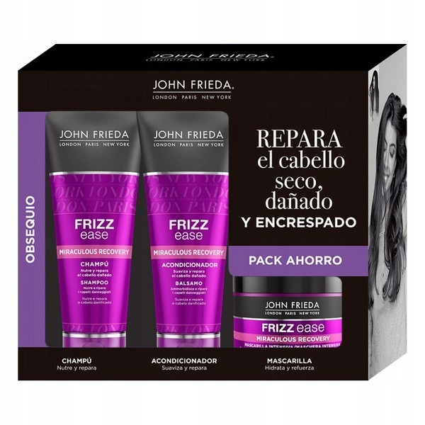 Zestaw do Włosów Unisex Frizz-ease Recovery John F