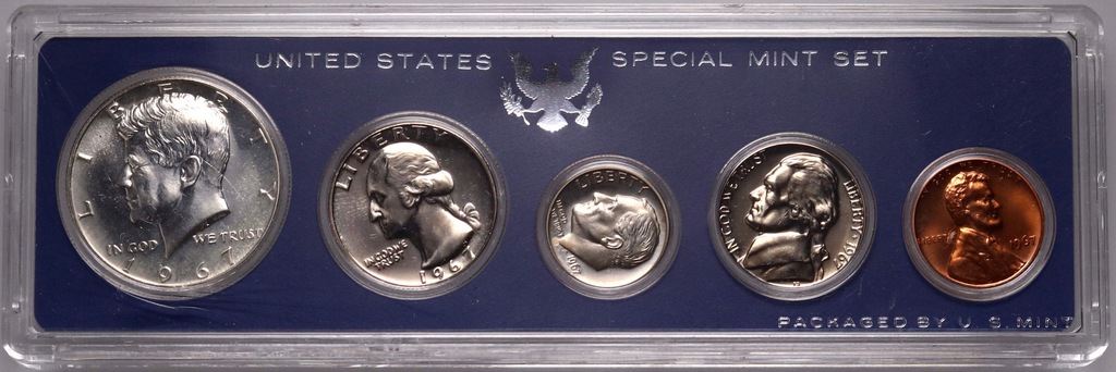 USA, zestaw rocznikowy 1967, Special Mint Set