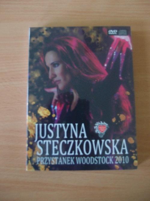 Płyta Justyny Steczkowskiej z Woodstocku 2010