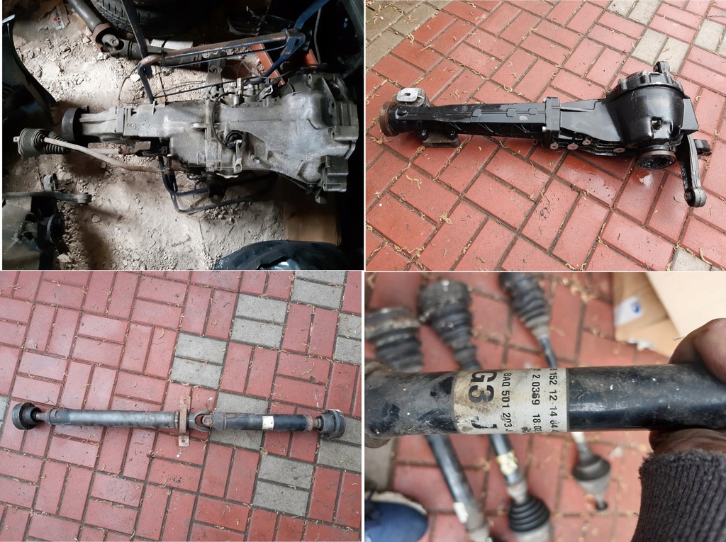 QUATTRO Audi a4 b5 SWAP skrzynia MANUAL dyfer WAŁ
