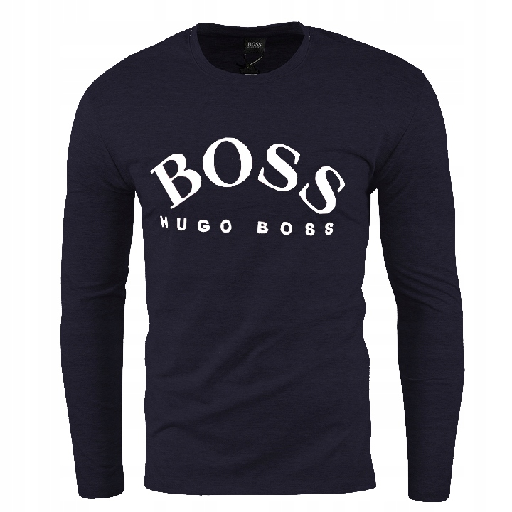 KOSZULKA MĘSKA LONGSLEEVE HUGO BOSS GRANATOWA XXL