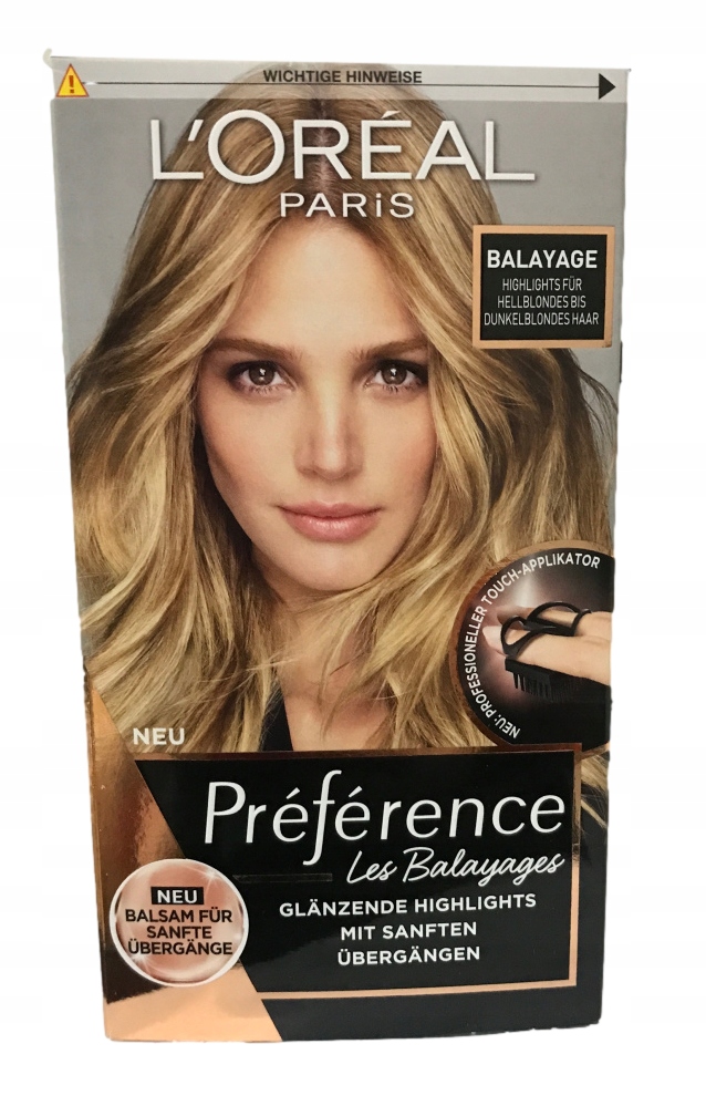Loreal Preference farba balayage, pasemka dla jasn