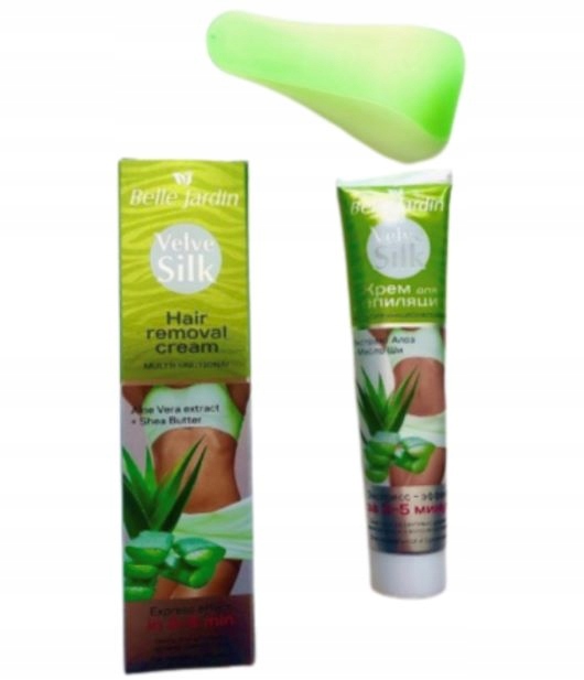 Krem do depilacji usuwania włosków ALOES