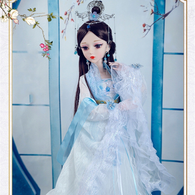 60CM Antique Costume Kawai Dolls Toy Girl
