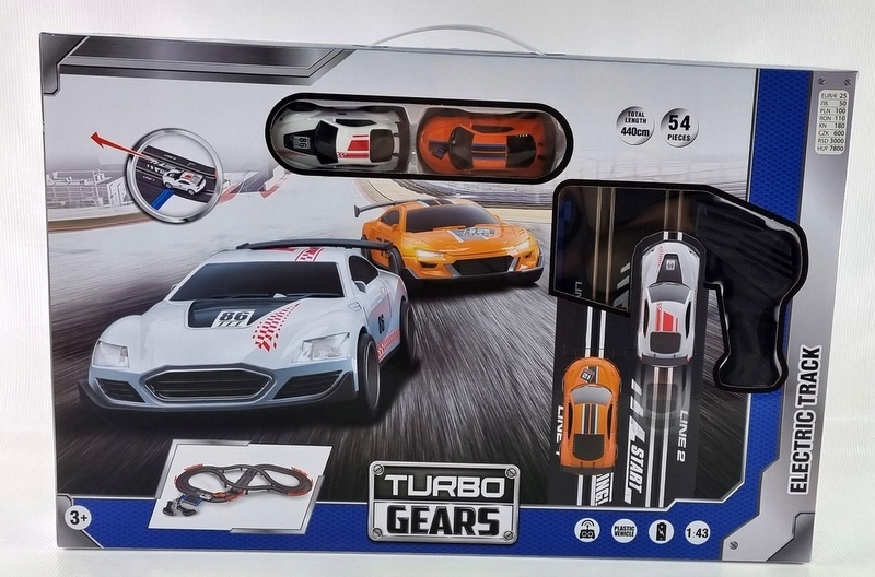 ELEKTRYCZNY TOR WYŚCIGOWY "TURBO GEARS"
