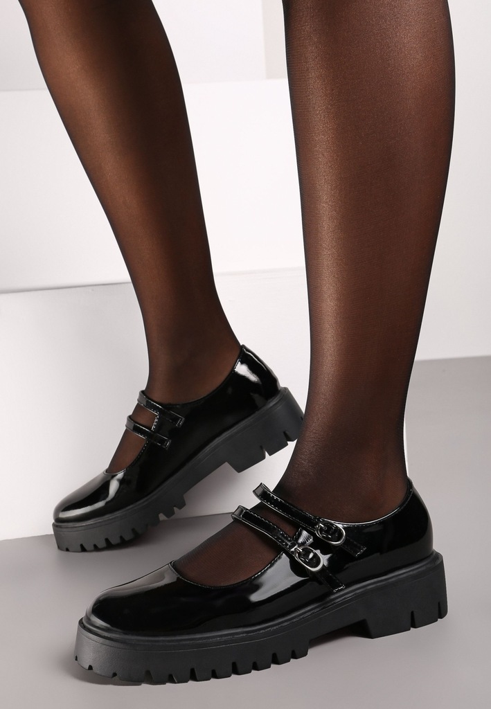 Renee Czarne Półbuty damskie 37