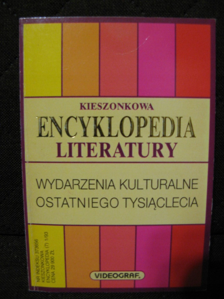 Kieszonkowa encyklopedia literatury – Belczyk
