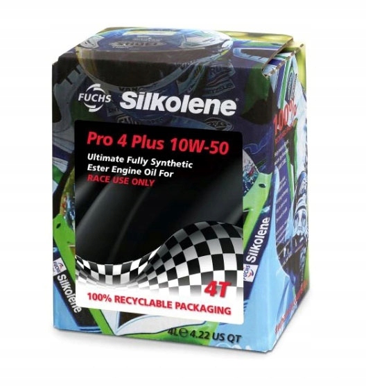 SILKOLENE Pro 4 Plus 10W-50 Race 4T - 4l Syntetyk