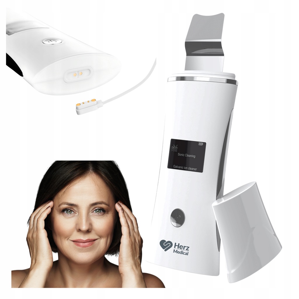 PEELING KAWITACYJNY ODMŁADZAJĄCY BEZPRZEWODOWY 5W1 HERZ MEDICAL