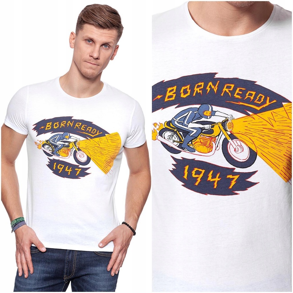 WRANGLER S/S MĘSKA KOSZULKA T-SHIRT NADRUK LOGO S