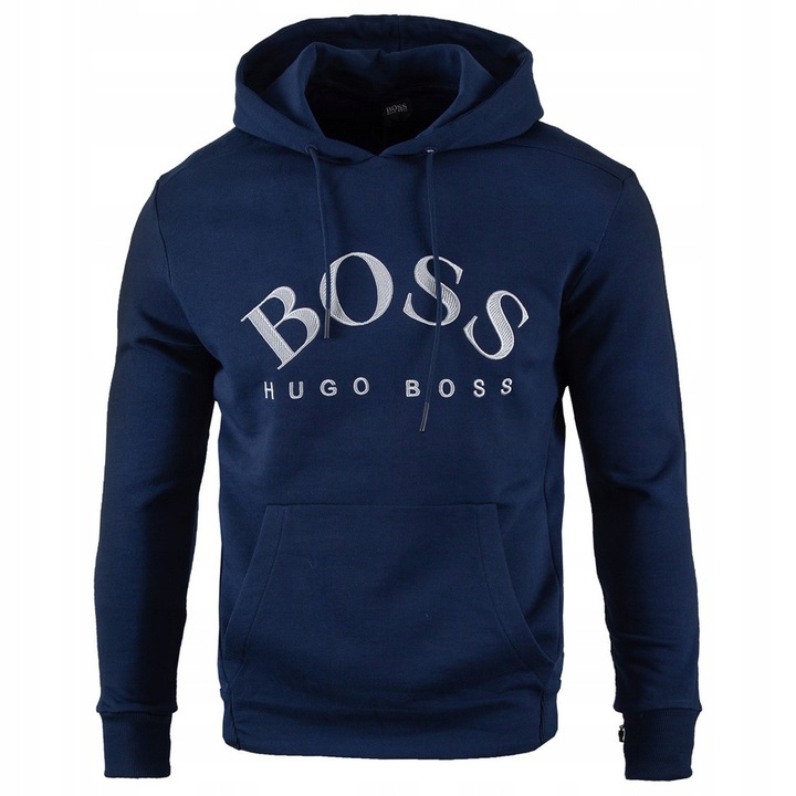 BLUZA MĘSKA Z KAPTUREM HUGO BOSS GRANATOWA L