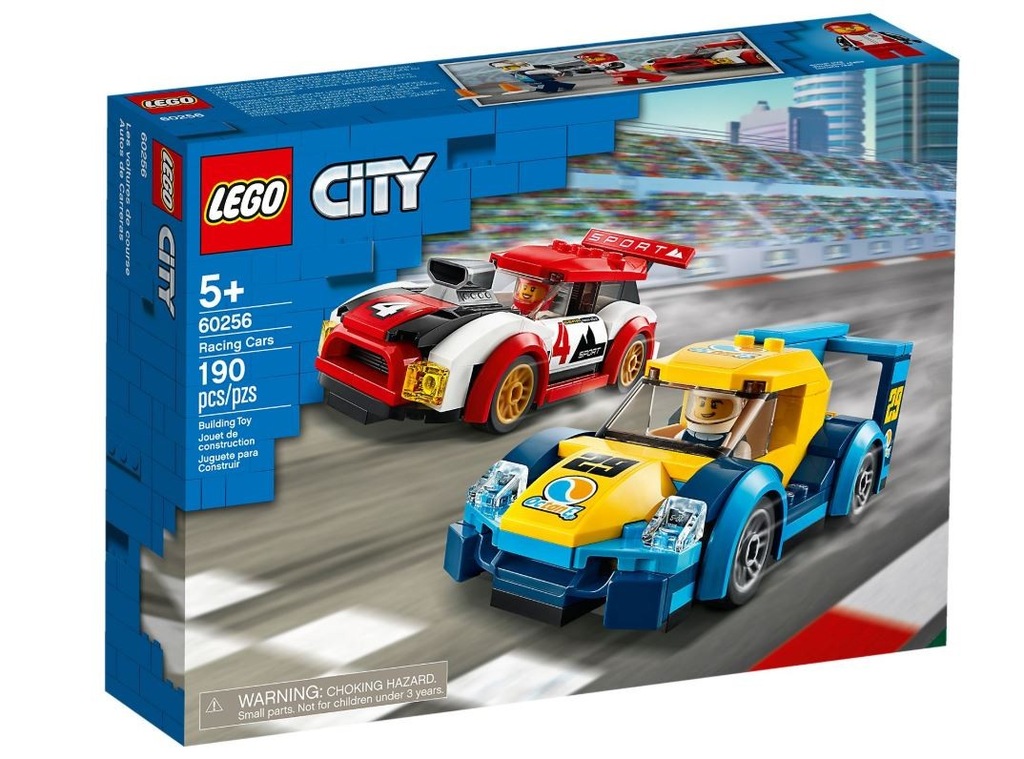 LEGO Klocki 60256 City Szybkie samochody wyścigowe