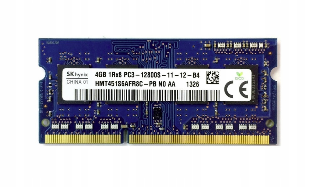 Pamięć RAM DDR3 HYNIX 4GB 2RX8 PC3 12800S