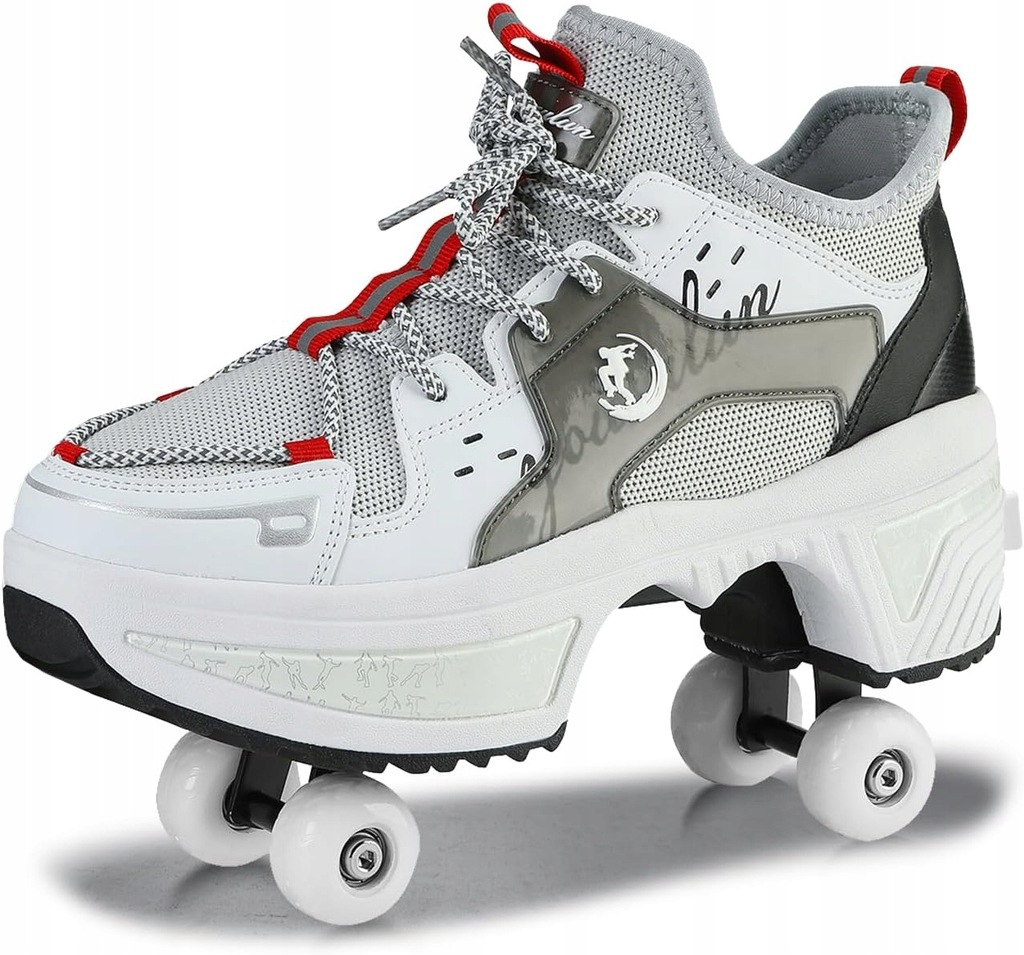 Buty z kółkami, wrotki, buty do jazdy jak na rolkach buto-rolki, r. 42